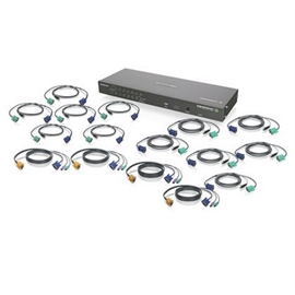 Iogear GCS1816IKITTAA 16port Ip Based Kvm Kit Ps2 Us