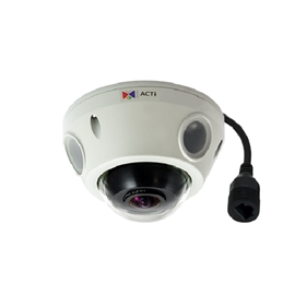 Acti E925 Surveillance  5mp 13.2inch Cmos Mini Fisheye Dome Fixed Lens