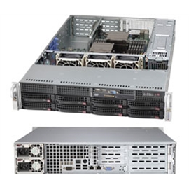 Supermicro CSE-825TQ-R740WB(3YR) Case Cse-825tq-r740wb(3yr) 2u 740w 8x