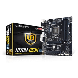 Gigabyte GA-H170M-DS3H Mb Ga-h170m-ds3h Ci7i5i3 S1151 H170 Ddr4 Pcie S