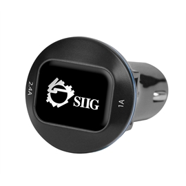 Siig AC-PW0W12-S1 Accessory Ac-pw0w12-s1 3.4a 2-port Usb Car Charger 1