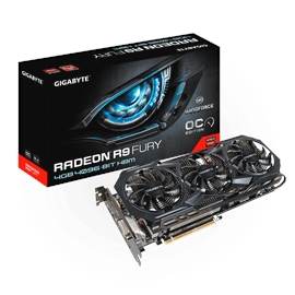 Gigabyte GV-R9FURYWF3OC-4GD Video Card Gv-r9furywf3oc-4gd R9 Fury 4gb 