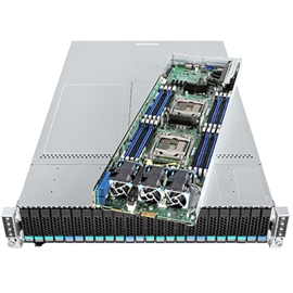 Intel H2224XXKR2 System  Server Chassis 2u Single 1600w No Cpu Retail