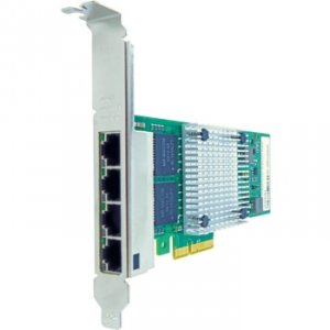 Axiom 430-4999-AX 101001000mbs Quad Port Rj45 Pcie X4 Nic Card For Del