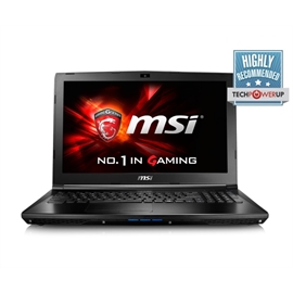 Msi GL62 6QF-1277 Notebook Gl62 6qf-1277 15.6 Inch Core I5-6300hq 16gb