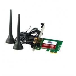 Hiro H50321 Network  Pci Express X1 Adapter 2x 2dbi 5 Feet Omnidirecti