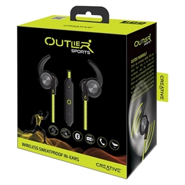 Creative 51EF0730AA001 Headset  Outlier Sports Wireless Sweatproof In-