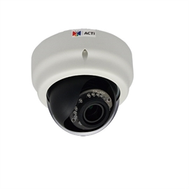 Acti E65A Camera  3megapixel Indoor Dome With Dn Ir Wdr Vari-focal 2.8