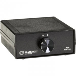 Black SWL030A-MMM Db9 Switch, Abc (2 To 1), Chassis Style