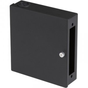 Black JPM399A-R2 Mini Wallmount Fiber Enclosure One Adapter Panel Non-