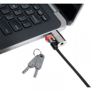 Kensington K67974WW Clicksafe Keyed Lock For Dell Laptops And Tablets 