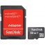 Sandisk SDSDQM-032G-B35A 32gb Microsdhc W Adapter