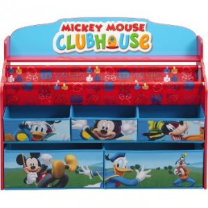 Delta TB84983MM Deluxe Book  Toy Organizer     Mickey Mouse