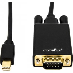 Rocstor Y10C163-B1 6ft Mini Displayport To Vga Mm