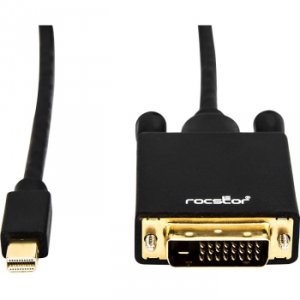 Rocstor Y10C164-B1 6ft Mini Displayport To Dvi