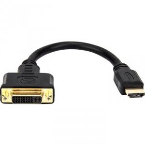 Rocstor Y10A171-B1 8in Hdmi To Dvi-d Adapter Mf