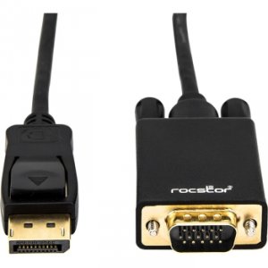 Rocstor Y10A172-B1 6ft Displayport To Vga Mm