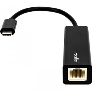 Rocstor Y10A174-B1 Usb-c To Gigabit Adapter Black