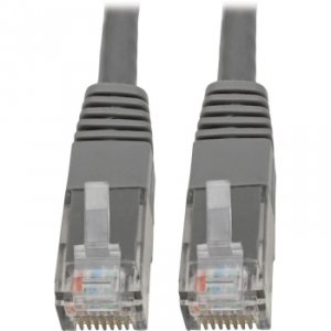 Tripp N200-001-GY Premium Cat5 Cat5e  Cat6 Gigabit Molded Patch Cable,