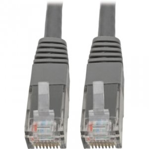 Tripp N200-006-GY Premium Cat55e6 Gigabit Molded Patch Cable, 24 Awg, 