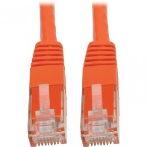 Tripp N200-006-OR Premium Cat55e6 Gigabit Molded Patch Cable, 24 Awg, 