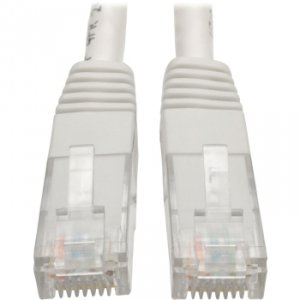 Tripp N200-006-WH Cat6 Cat5e Gigabit Molded Patch Cable Rj45 Mm 550mhz