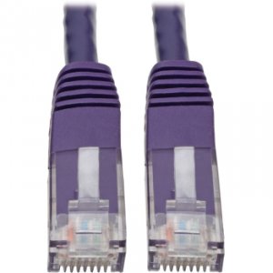 Tripp N200-010-PU Cat6 Cat5e Gigabit Molded Patch Cable Rj45 Mm 550mhz