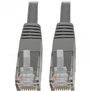 Tripp N200-035-GY Cat6 Cat5e Gigabit Molded Patch Cable Rj45 Mm 550mhz