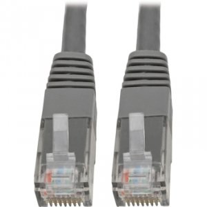 Tripp N200-050-GY Premium Cat55e6 Gigabit Molded Patch Cable, 24 Awg, 