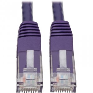 Tripp N200-050-PU Cat6 Gigabit Molded Patch Cable (rj45 Mm), Purple, 5