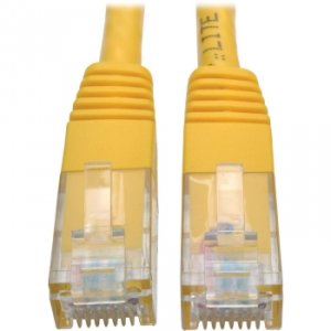 Tripp N200-050-YW Cat6 Gigabit Molded Patch Cable (rj45 Mm), Yellow, 5