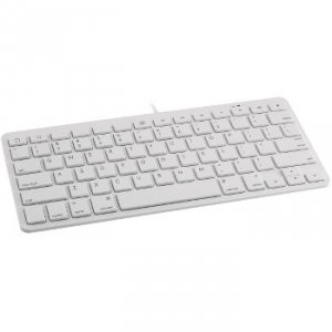 Devicewear WKB-IP8-WHT Wired Keyboard 8pin White       Lightning Conne