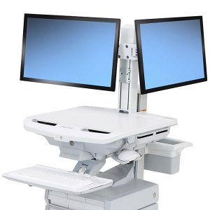 Ergotron 98-030 Styleview Sv Dual Monitor Kit (white)