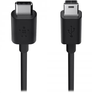 Belkin F2CU034bt06-BLK Usb 2.0 Usb C To Usb Mini B