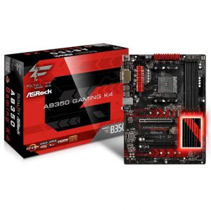 Asrock AB350 GAMING K4 Fatal1ty Ab350 Gaming K4 Socket Am4 Amd B350 Dd