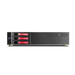 Istar D-230HB-DT-RED Usa 2u Compact Rackmount Microatx Chassis - Redbl