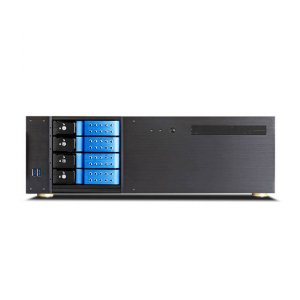 Istar D-340HN-DT-BLUE Usa 3u Compact Rackmount Microatx Chassis - Blue