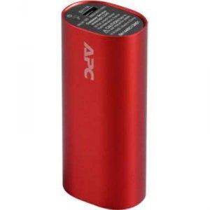 Apc M3RD Apc Mobile Power Pack, 3000mah Li-ion Cylinder, Red