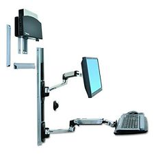 Ergotron NEOFLEX-TC-W Neoflex Monitor Stand And White Thin Client Moun