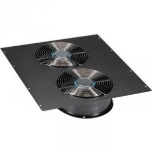 Black ECTOP2F10 Dual 10 Inch Fan 1100cfm Top Panel For Elite Cabinets