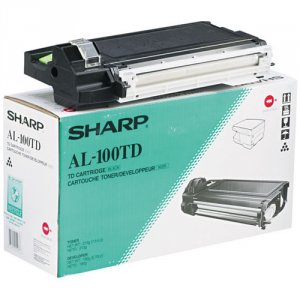 Original Sharp AL-100TD Black Developer Laser Toner Cartridge For Use 