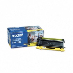 Original Brother TN110Y Toner, , Yellow, 1,500 Pg Yield