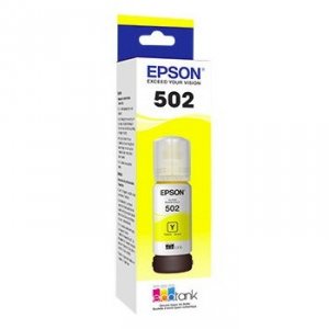 Original Epson T502420S Pigment Yellow Ink Bottle Sens