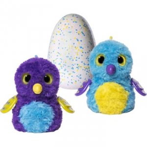 Spin 6037396 Hatchimal Glitterin Garden Draggle Purple Or Blue