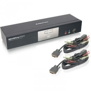 Iogear GCS1782DPKIT 2-port Dual-link Dvi And Displayport Kvmp Kit With