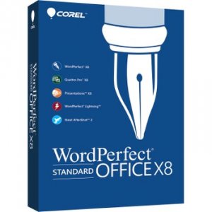 Corel WPOX8STDEFMBUG Upg Enfr Wordperfect Office X8 Standard Mini Box