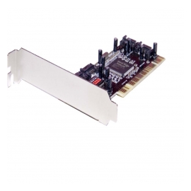 Syba SD-SATA-4P Serial Ata150, 4x Ports Raid Controller Card, Sil3114 