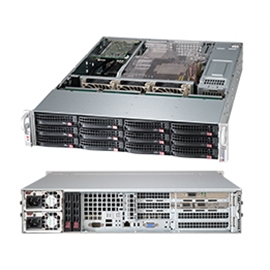 Supermicro CSE-826BE26-R1K28WB Case Cse 826be26 R1k28wb 2u 12x3.5inch 