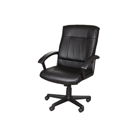 Rosewill RFFC-11002 Rffc 11002  Middle Back Leather Managers Chair Bla