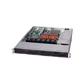 Supermicro CSE-815TQ-710UB Superchassis 815tq-710ub (black),1u Chassis